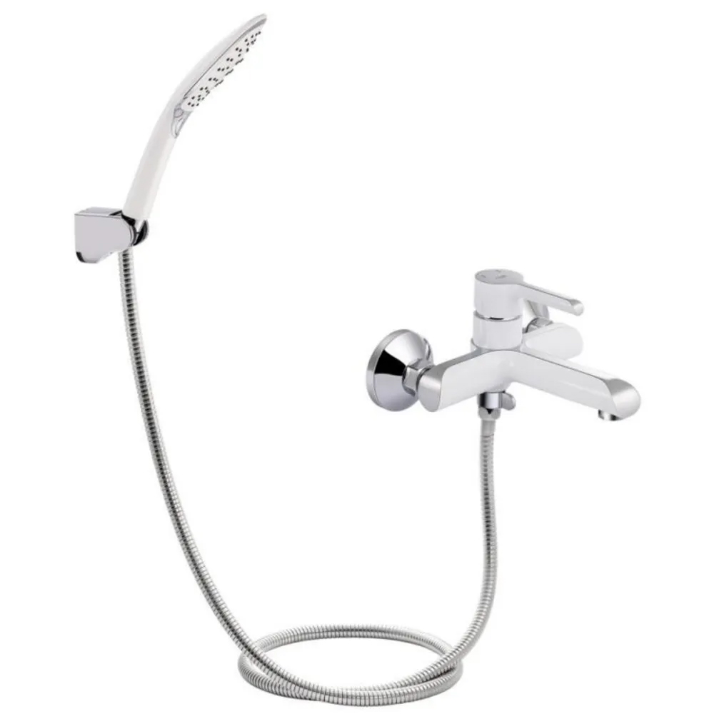Однорычажный смеситель для ванны Mixxus Premium Edem 009 White (320265)