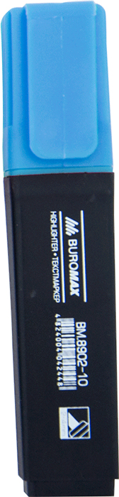 Маркер Buromax текстовий 2-4 мм Синій (BM.8902-02)