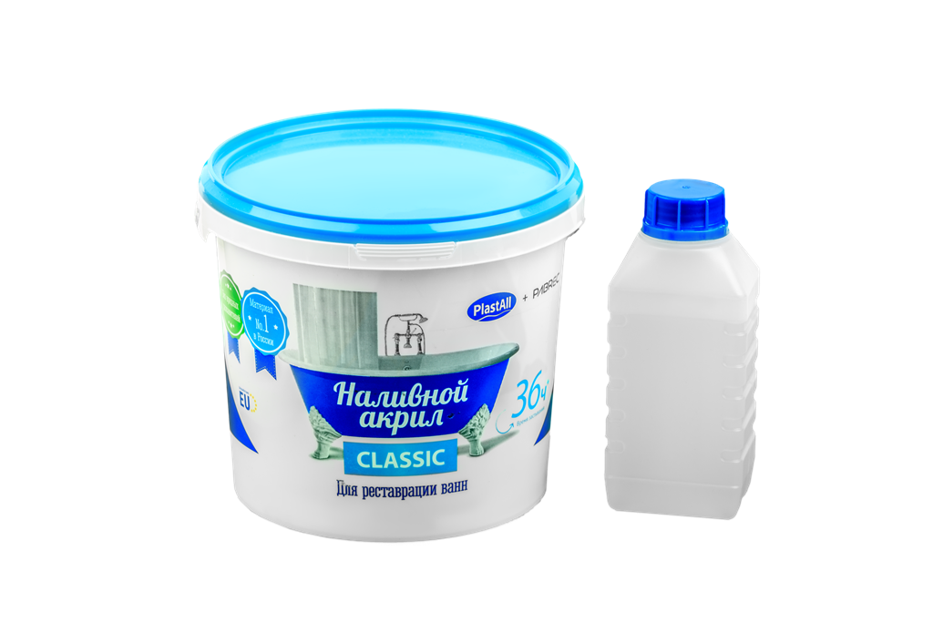 Рідкий акрил Plastall Classic для реставрації ванн 1.95 л (SUN4411)