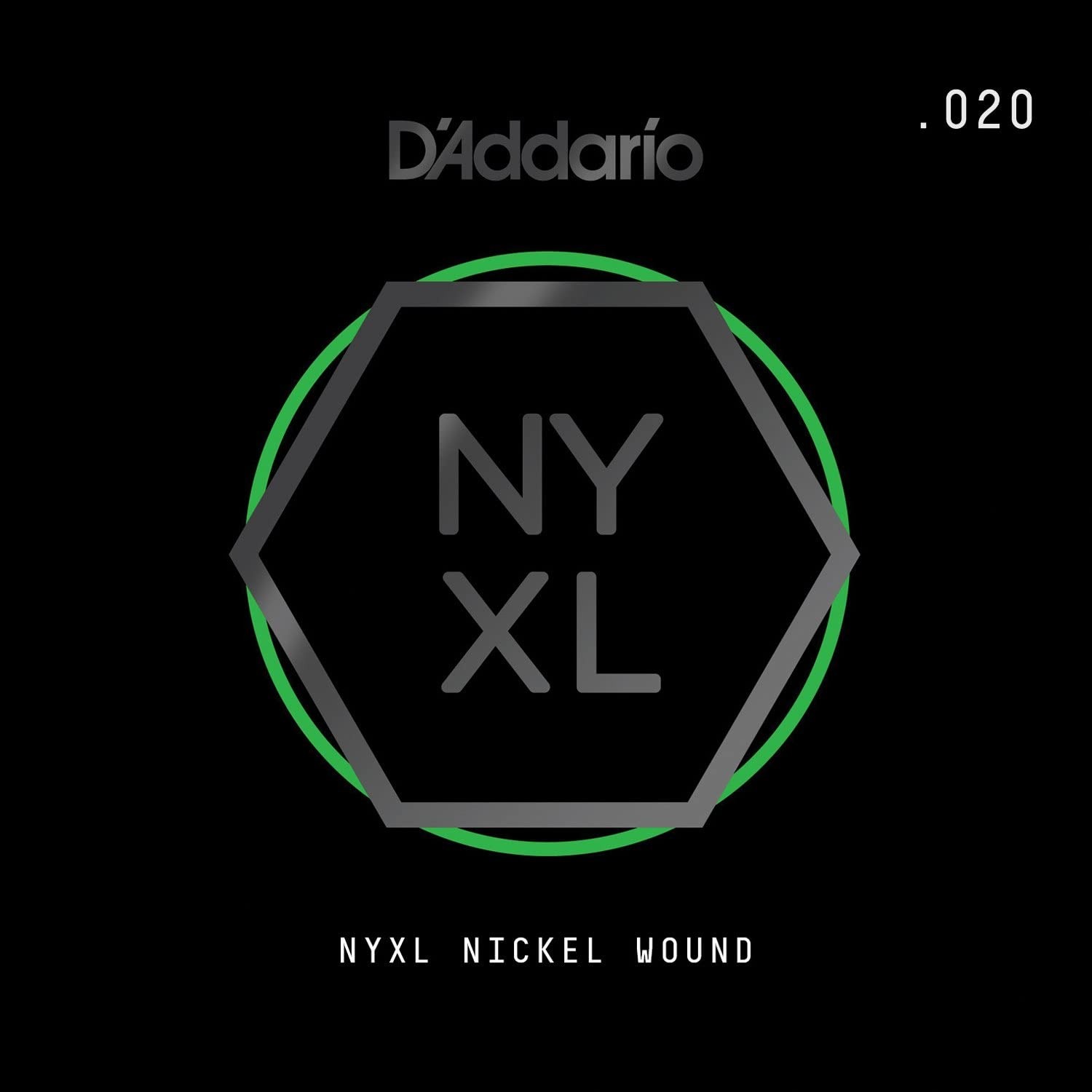 Струна D'Addario NYNW020 Nickel Wound Single String .020