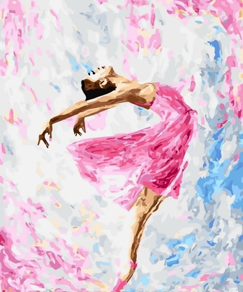 Картина за номерами BrushMe Танець фарб 40х50см GX29767