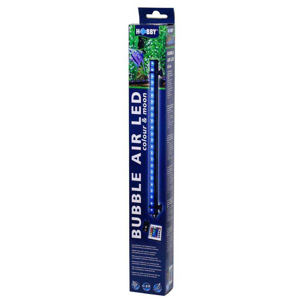 Распылитель для аквариума Hobby Bubble Air LED colour moon 44 см Черный (HB00670)