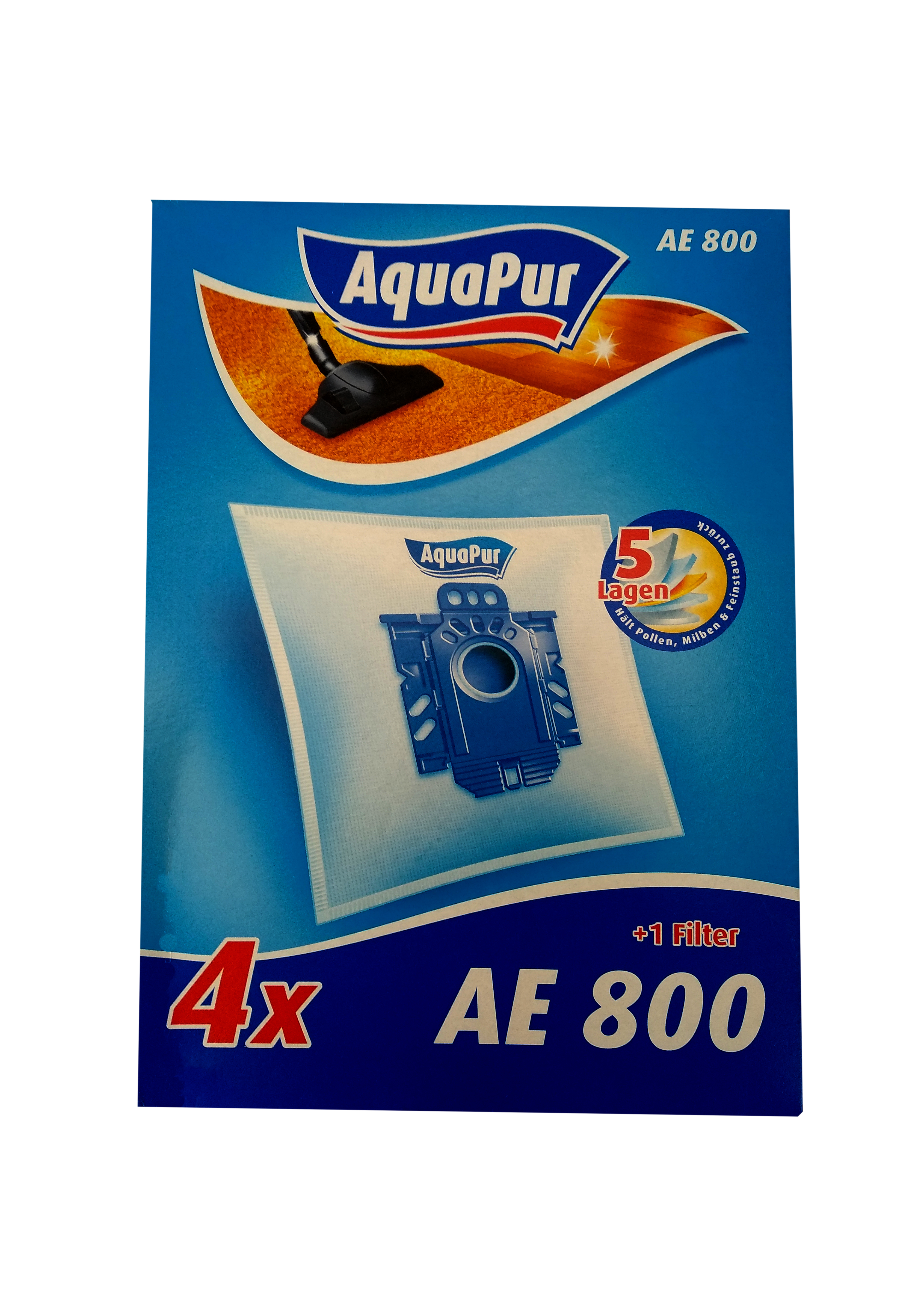 Мішок для пилососу АЕ 800 (4 шт.) Aquapur 4 шт білий K03-110067
