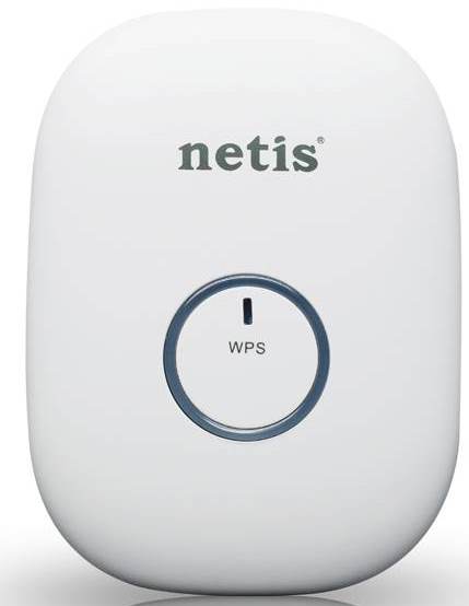 Підсилювач бездротового сигналу Netis E1+ White Range Extender, 300Mbps, travel Router (6241243)