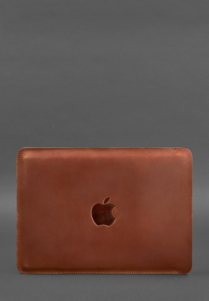 Шкіряний чохол для MacBook 15-16 Світло-коричневий BlankNote