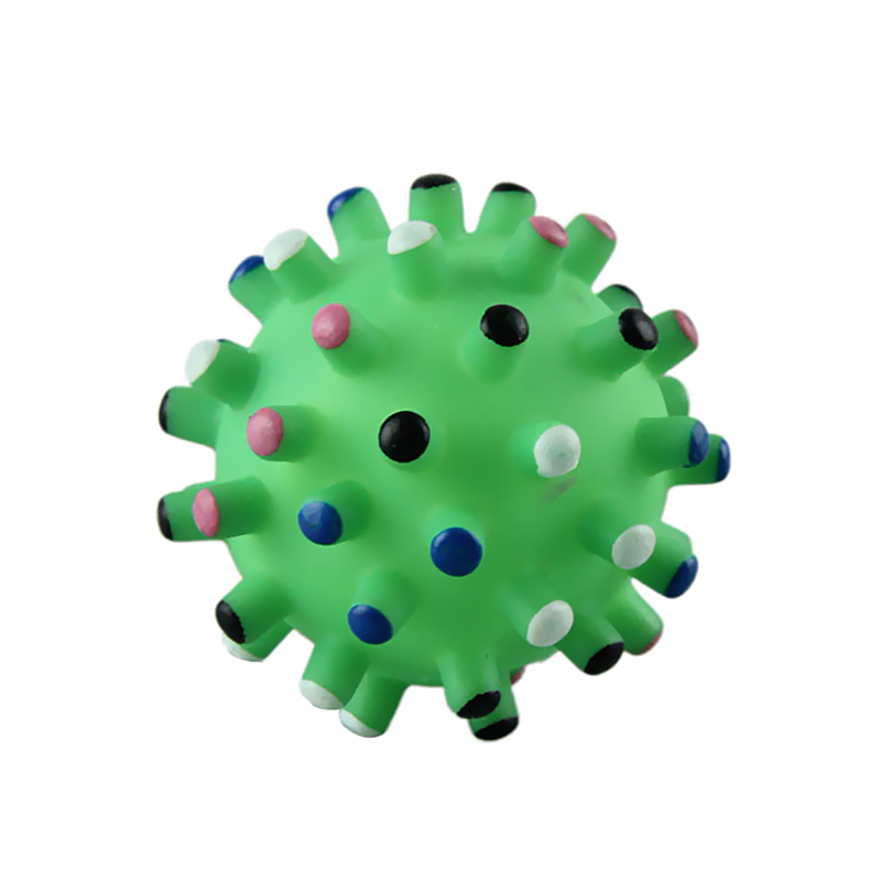 Игрушка мяч для собак с пищалкой Taotaopets 065529 диаметр 6,5см Зеленый