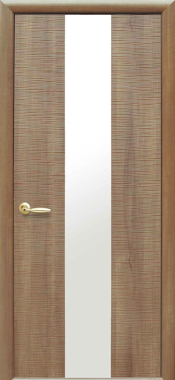 Дверне полотно Новий Стиль Сахара 1Z 70 см зі склом Золота вільха (86158)