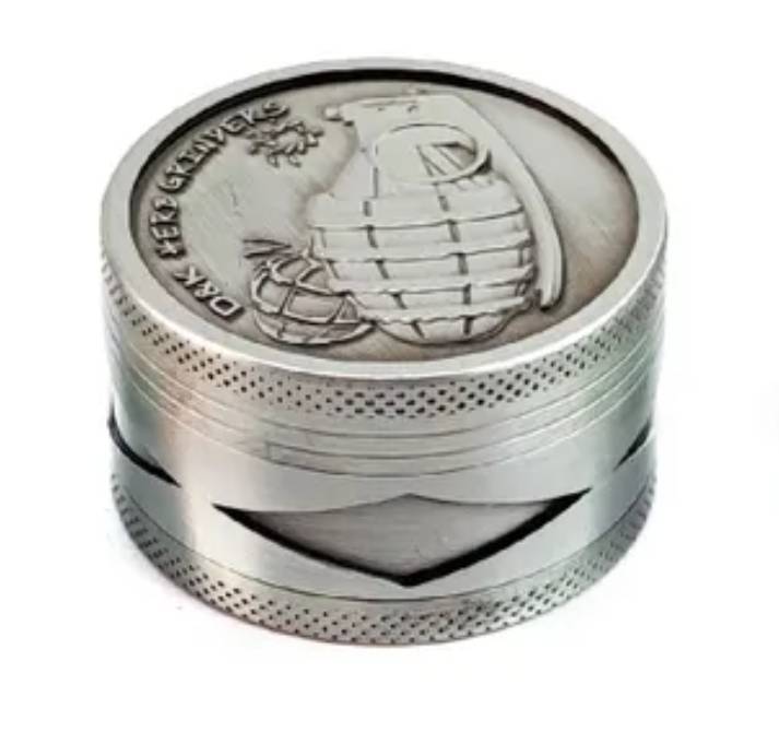 Гриндер для измельчения табака DK Гранаты DK-5081-X3 Silver 3 (15704-hbr)