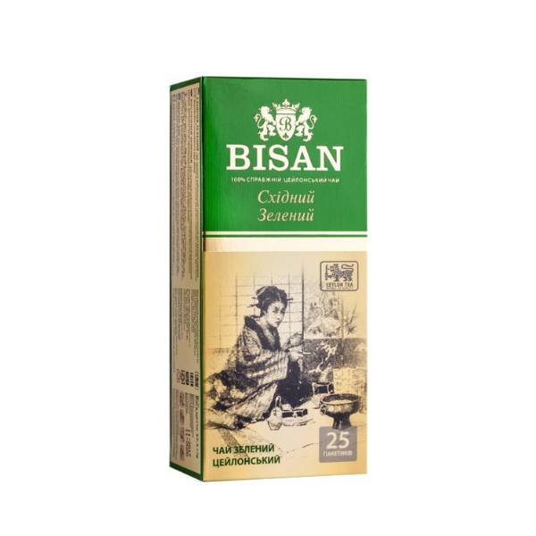 Чай зелений пакетований BISAN Східний PEKOE 1,5г*25шт