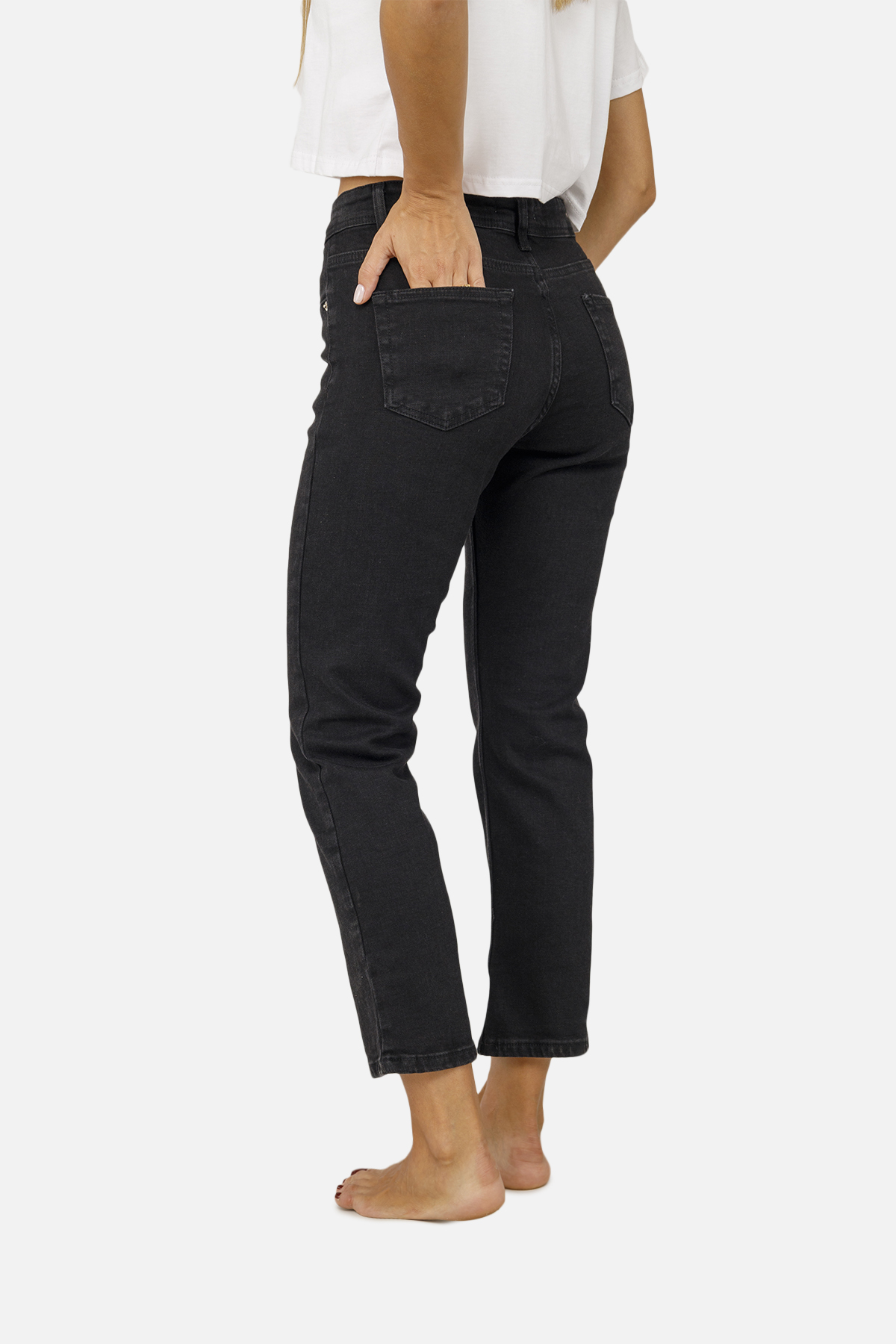 Женские Джинсы Yuki slim 46 Черный ЦБ-00257333