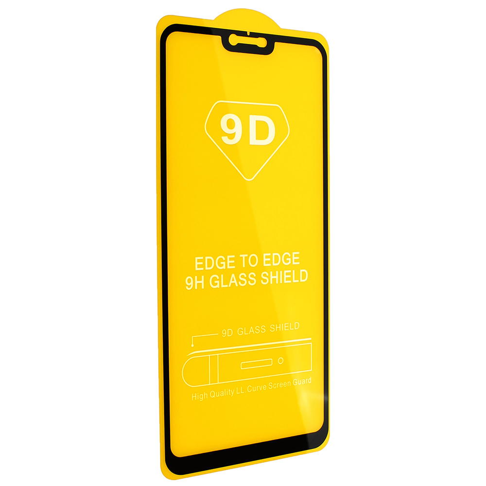 Захисне скло 9D Glass для Xiaomi Mi 8 Lite Black (6577)