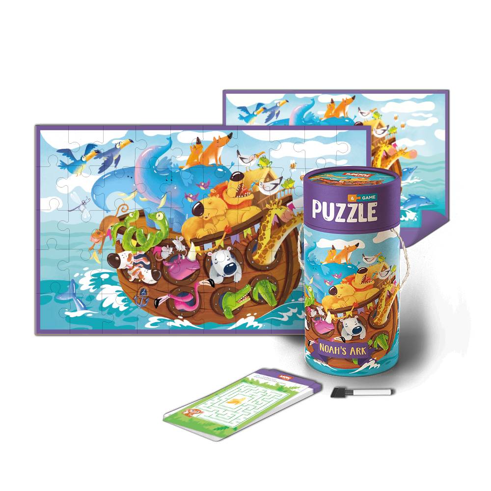 Дитячий пазл, що розвиває Mon Puzzle "Ноєв ковчег" 200114, 50 деталей