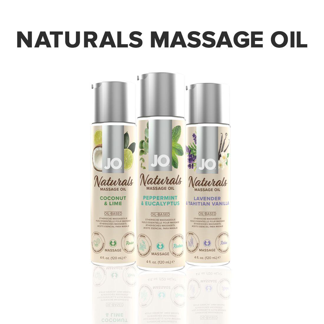 Массажное масло System JO Naturals Massage Oil Peppermint & Eucalyptus 120 мл