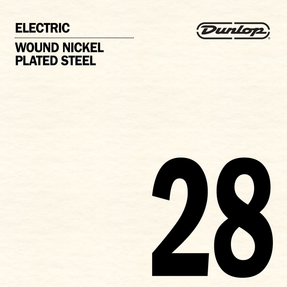 Струна Dunlop DEN28 Wound Nickel Plated Steel Electric String .028