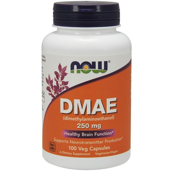 Диметиламиноэтанол NOW Foods DMAE 250 mg 100 Veg Caps