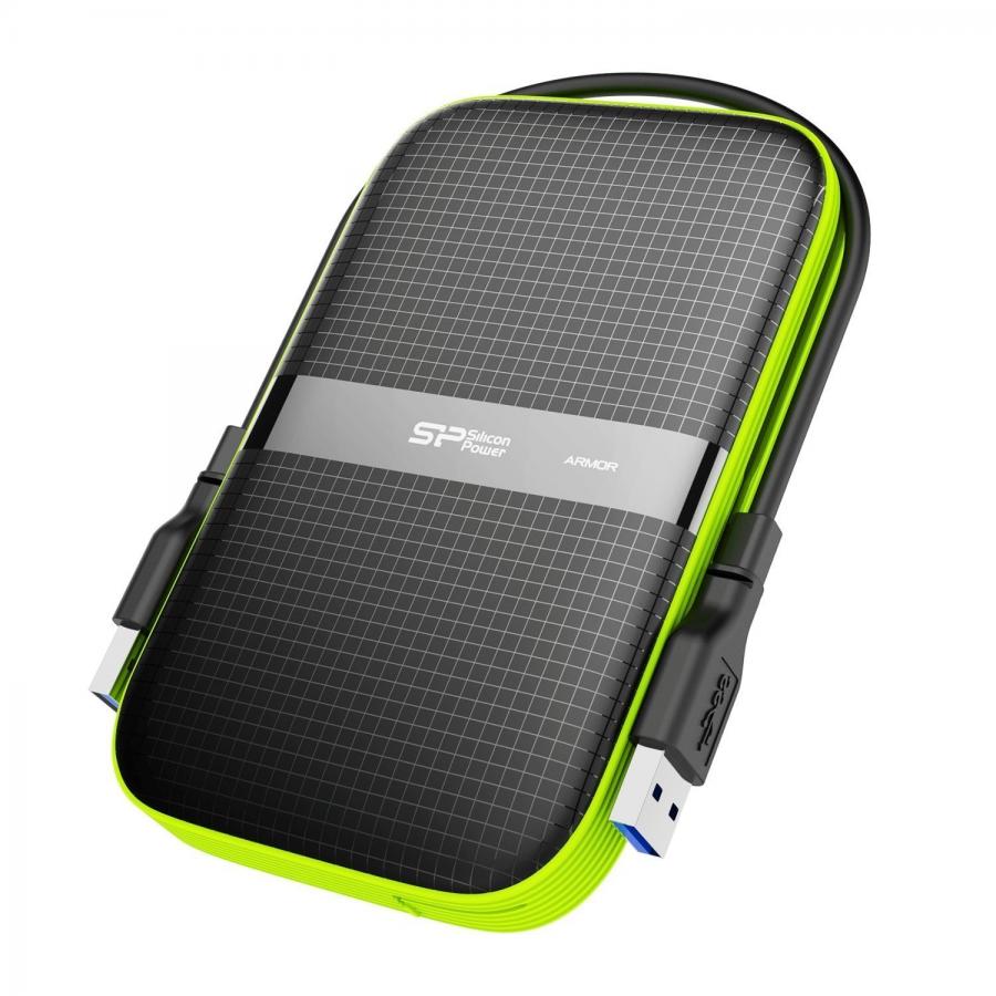 Жорсткий диск Silicon Power Armor A60 1TB 2.5 USB 3.0 External Black SP010TBPHDA60S3K (F00146502)