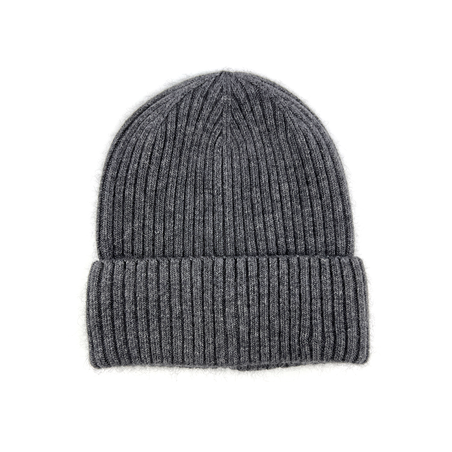 Шапка унисекс бини кэжуал 065-970М LuckyLOOK One Size Серый