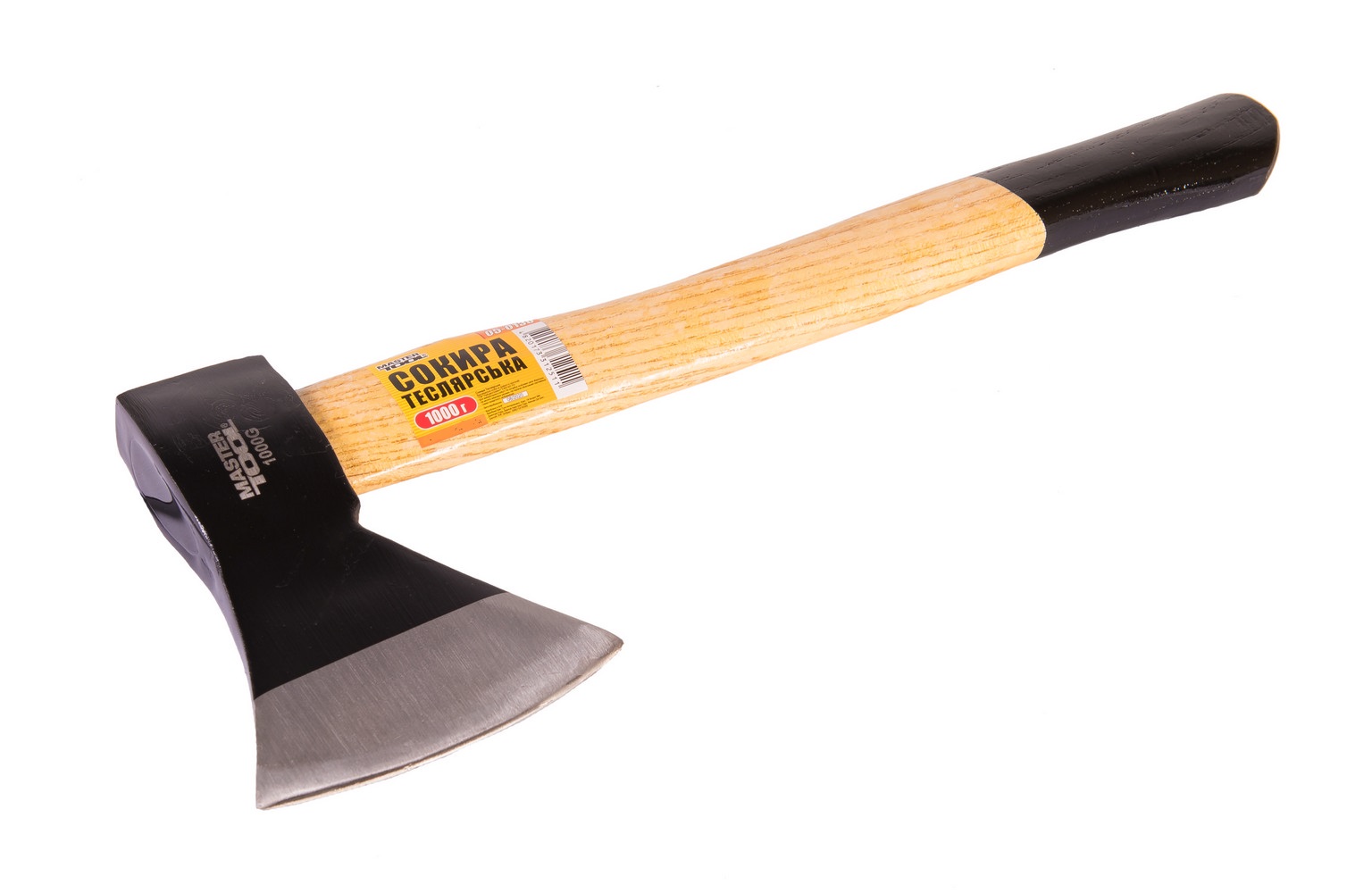 Топор MASTERTOOL 1000 г HRC 50 480 мм Yellow and Black (05-0130)