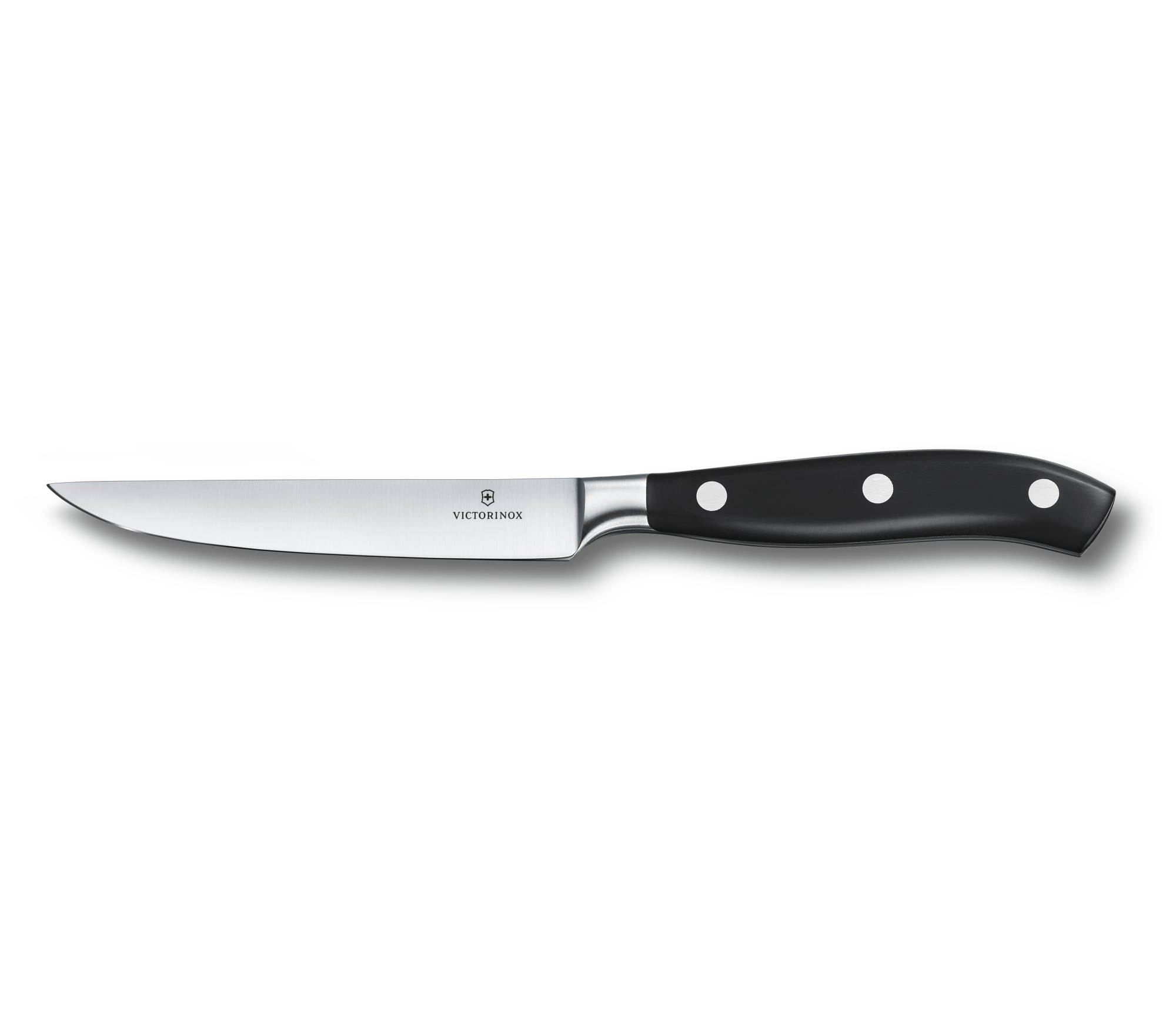 Кухонный кованый нож Victorinox Grand Maitre 120 мм в подарочной коробке Черный (7.7203.12G)