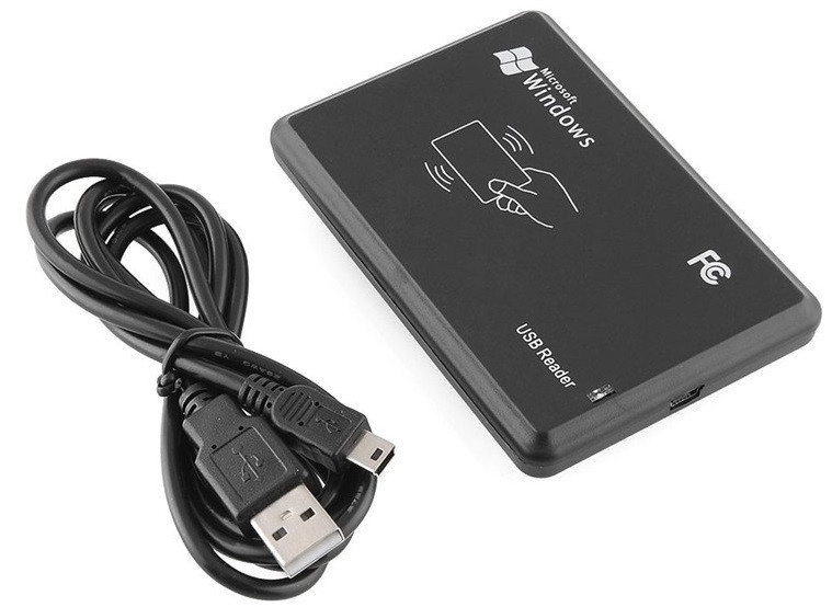 USB RFID ID РЧИД считыватель карт BTB EM4100 EM4001 (7162)