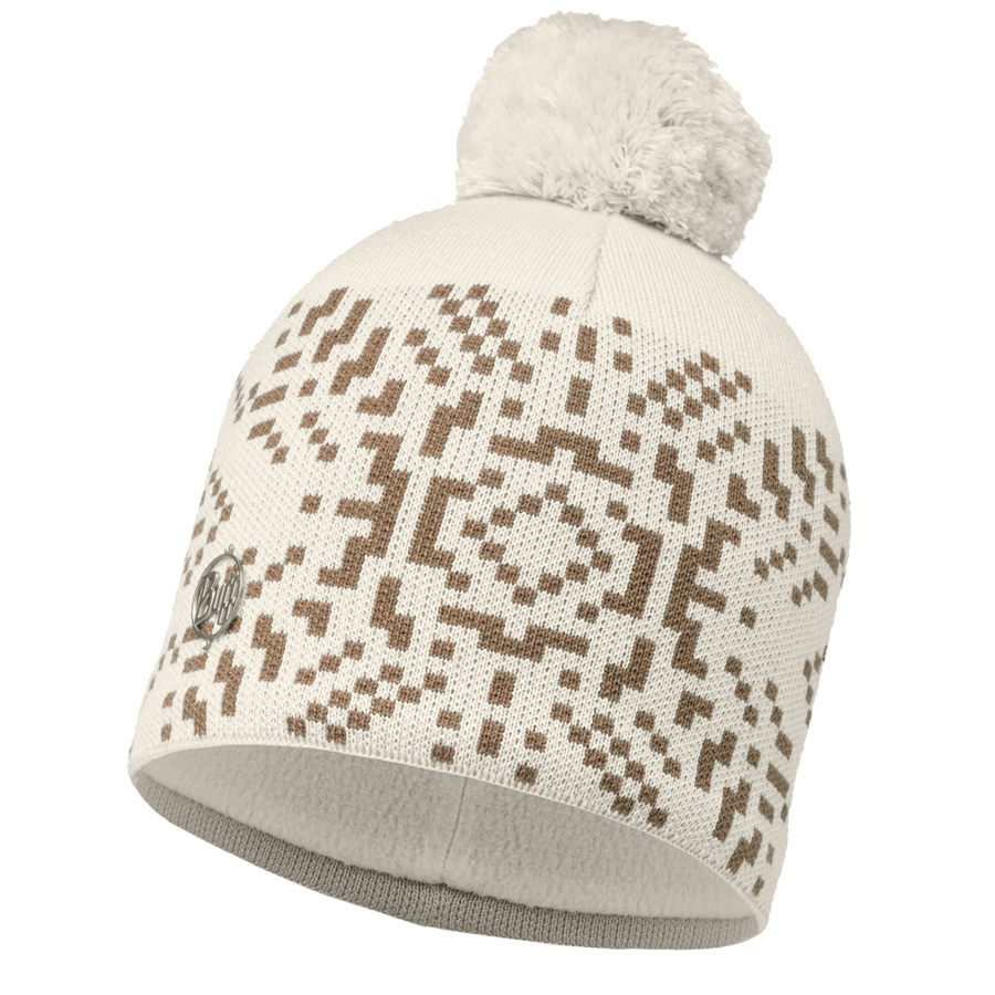 Шапка Buff Knitted & Polar Hat Whistler Cru One Size Бежевый