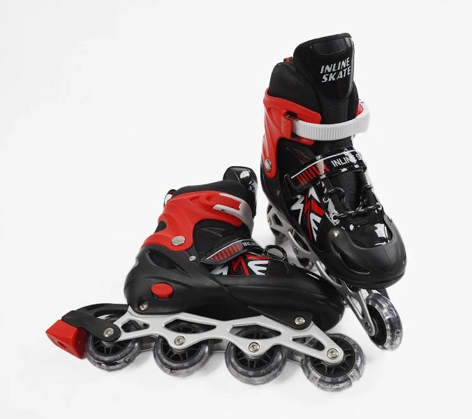 Роликовые коньки Best Roller 083-L PVC 39-43 Черно-красный (173843)