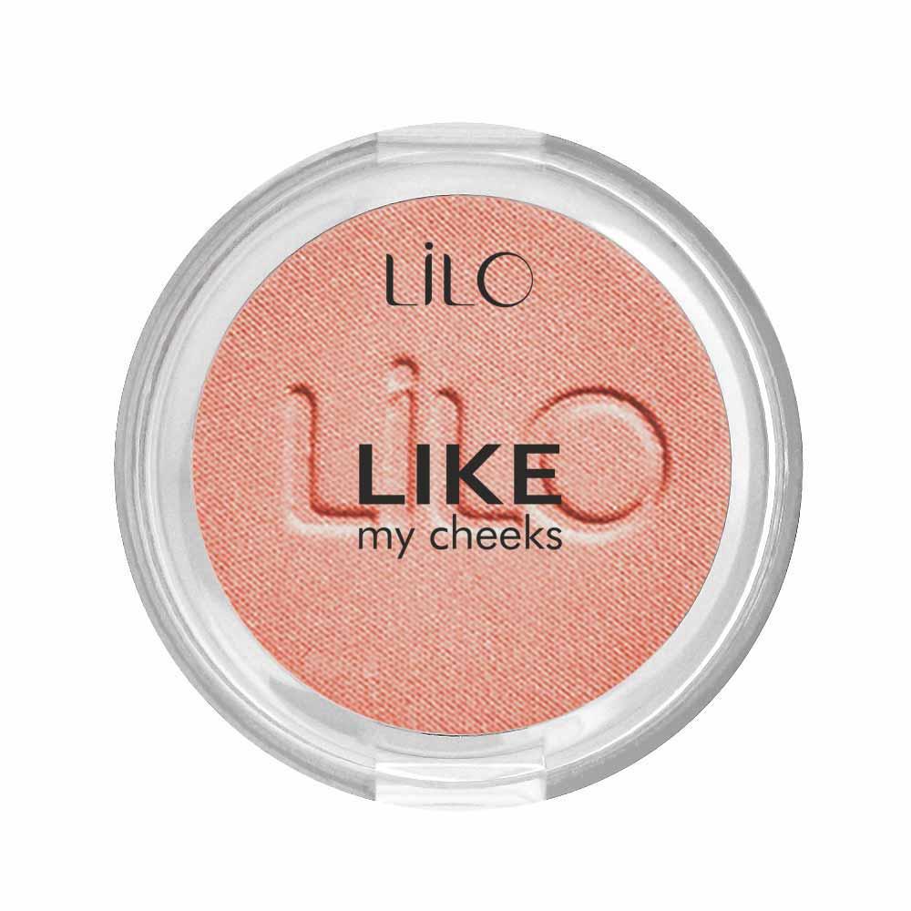 Румяна компактные LiLo LIKE my cheeks тон 502 Коралловый нюд