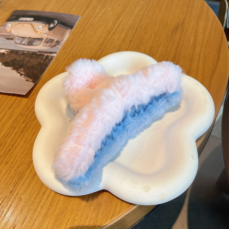 Крабик плюшевый для волос ANbeauty Pink-Blue (AN0103279)