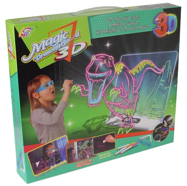 3D дошка для малювання YiMa Toys Динозавр YM 191