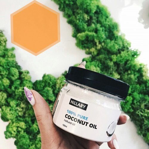 Рафінована кокосова олія HILLARY Pure Coconut Oil 100 мл