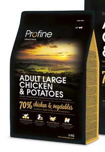 Сухой корм Profine Adult Large Chicken  Potato 3 kg (для взрослых собак крупных пород)