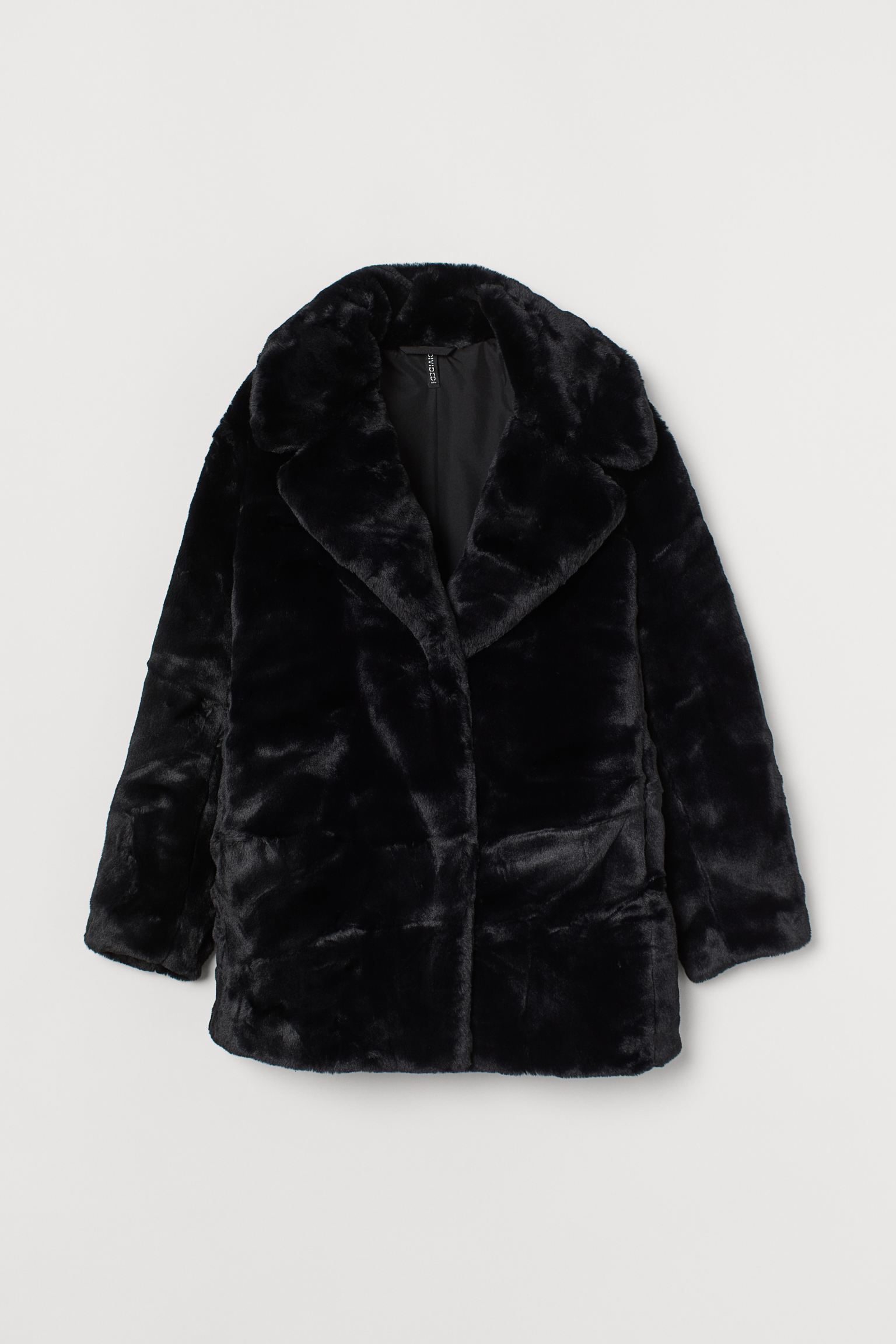 Шуба H&M M черный 10088709822