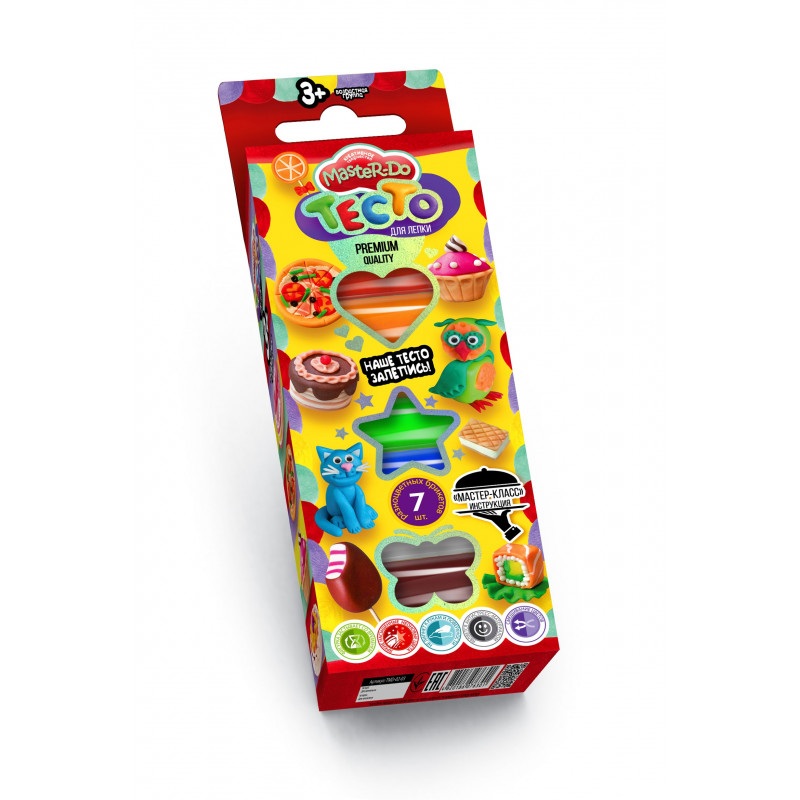 Тісто для ліплення Master-Do DankO toys 7 кольорів (7541DTR)