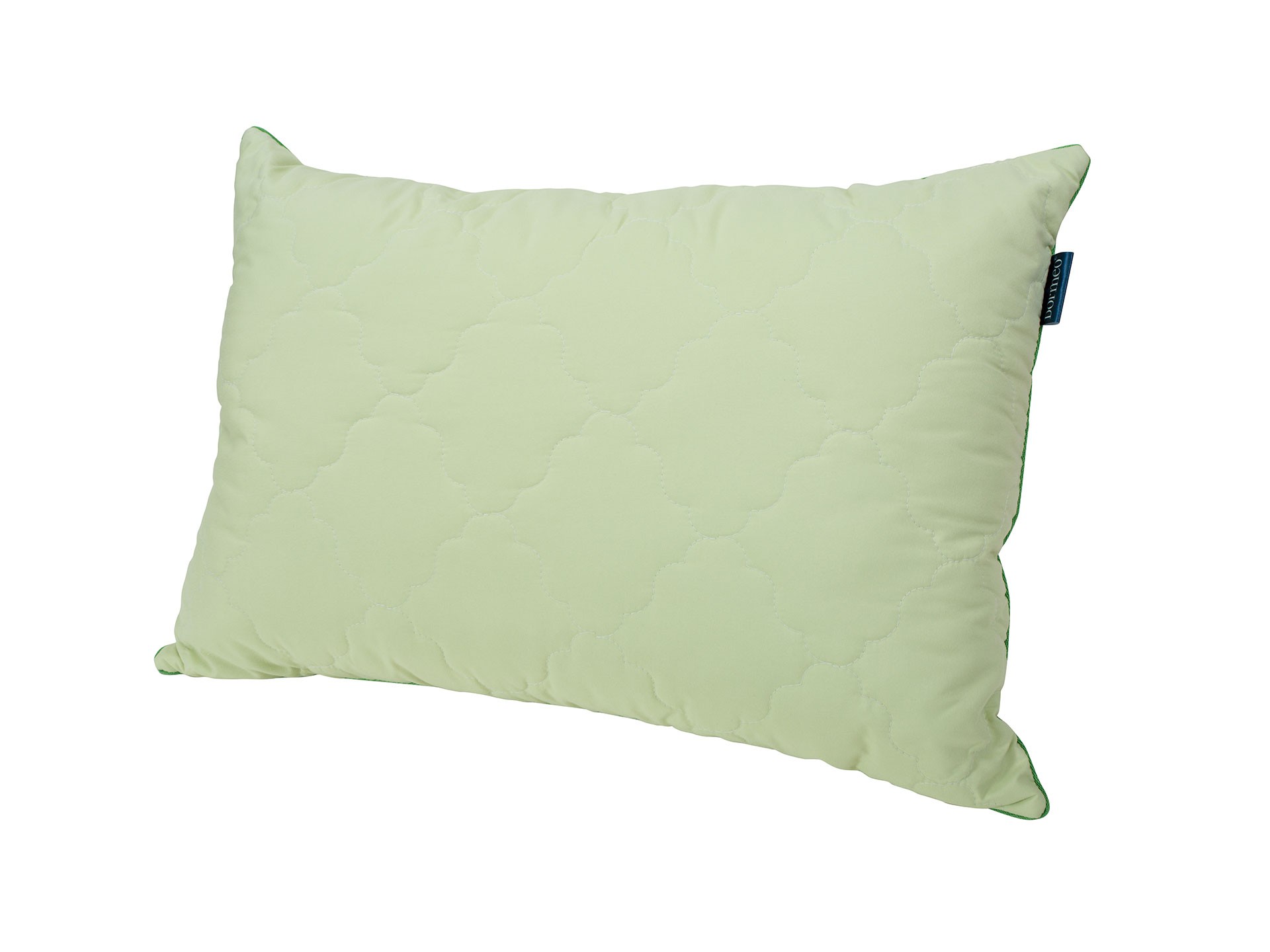 Классическая подушка Dormeo V1 Бамбук 50х70 см Белый/Зелёный