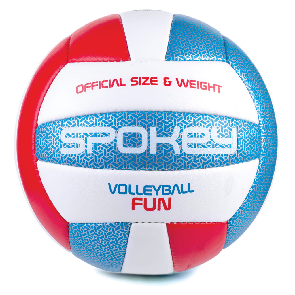 Волейбольний м'яч Spokey FUN IV №5 White-Blue-Red (s0368)