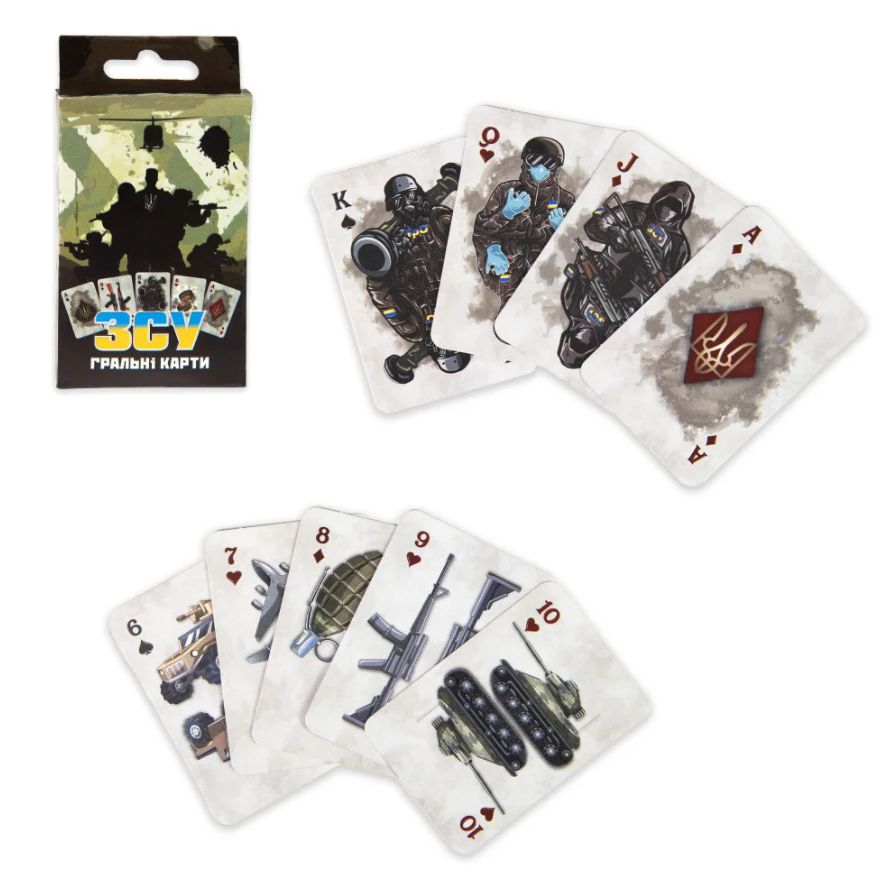 Игровые карты ВСУ 36 штук картон Strateg (30287)