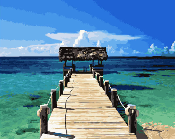 Картина по номерам BrushMe "Карибы" 40х50см GX21744
