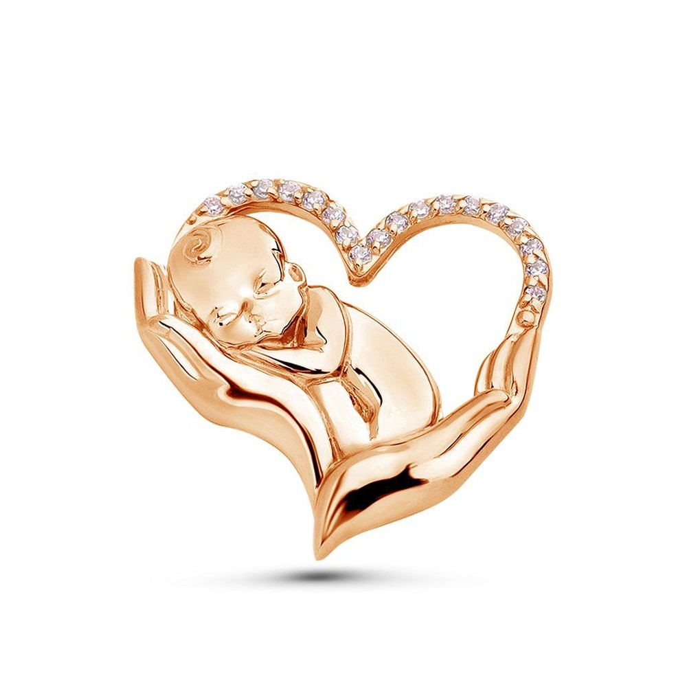 Значок BROCHE Малыш золотистый BRGV112782