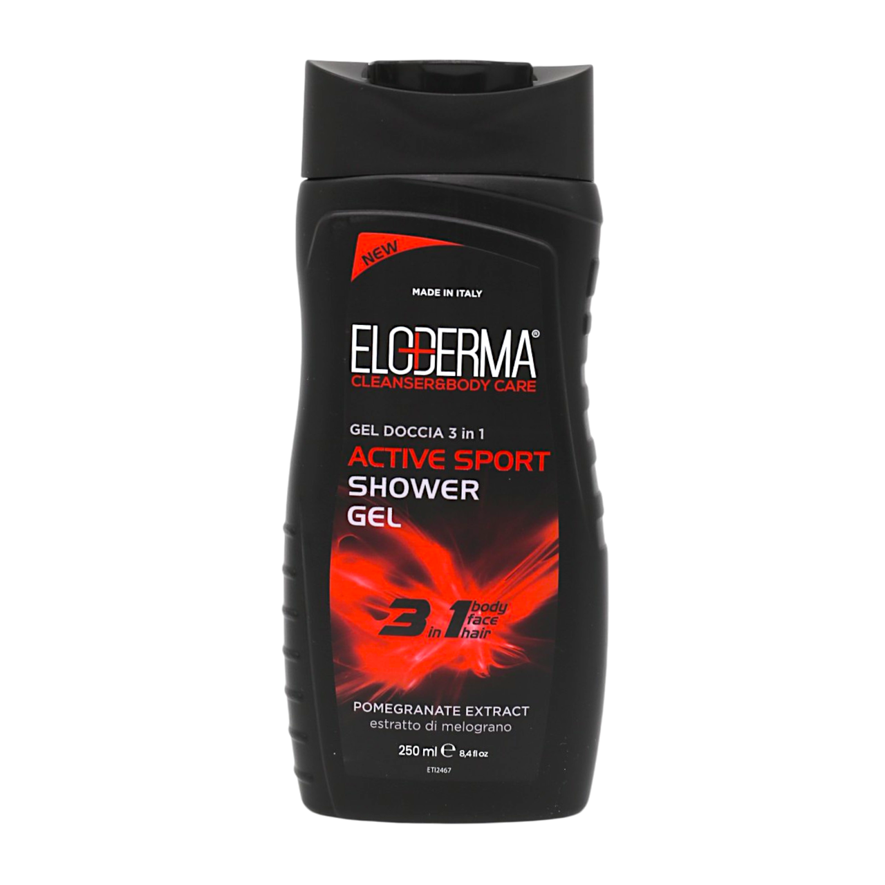 Гель для душа мужской Eloderma 3в1 Active Sport 250 мл