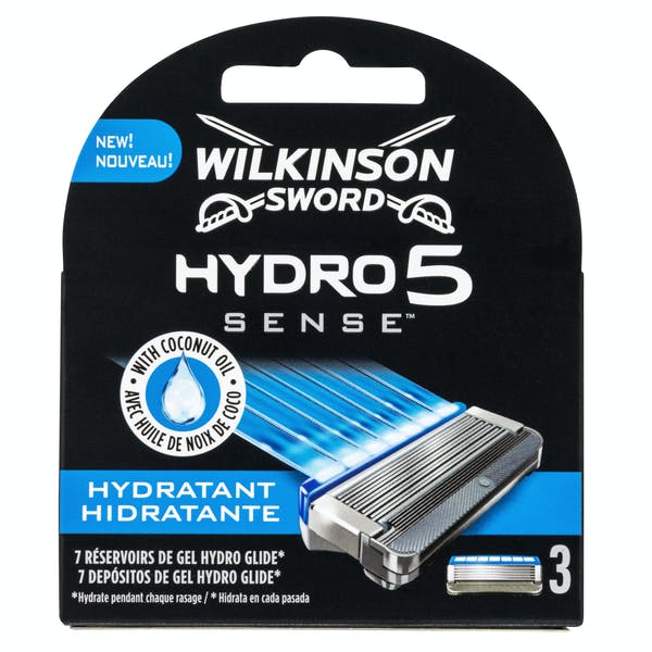 Змінні касети для гоління Schick Wilkinson Sword Hydro 5 Sense Hydratant 3 шт. (01605)
