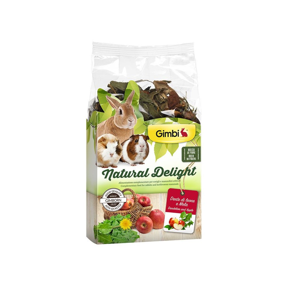 Лакомство Gimpet GimBi Natural Delight для грызунов с одуванчиком и яблоком 100 г (2.210162/14800) (9550)