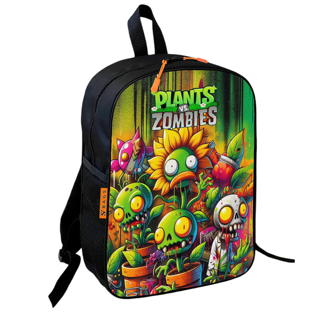 Дитячий шкільний рюкзак Plants vs. Zombies 36×27×13 см, різнокольоровий