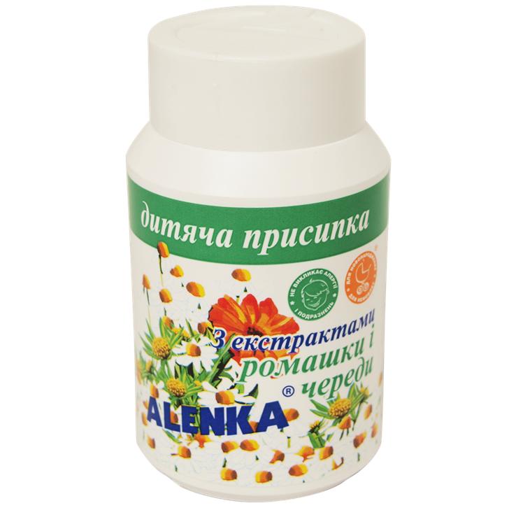 Детская присыпка Alenka с экстрактом ромашки и стада 75 г (90891343)