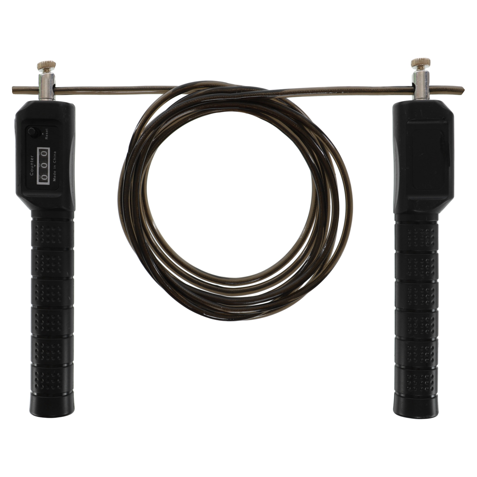Скакалка с электронным счетчиком SP-Sport FI-8637 2,8 м Черный