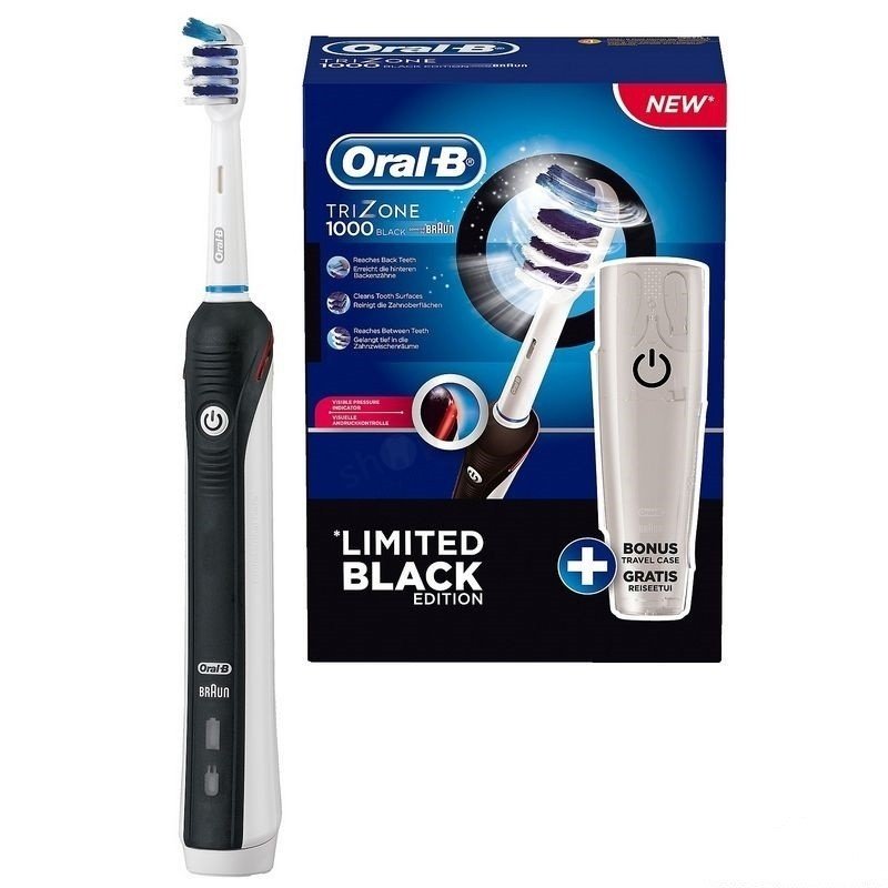 Електрична зубна щітка Braun Oral-B TriZone 1000 D 20 Black (6093193)