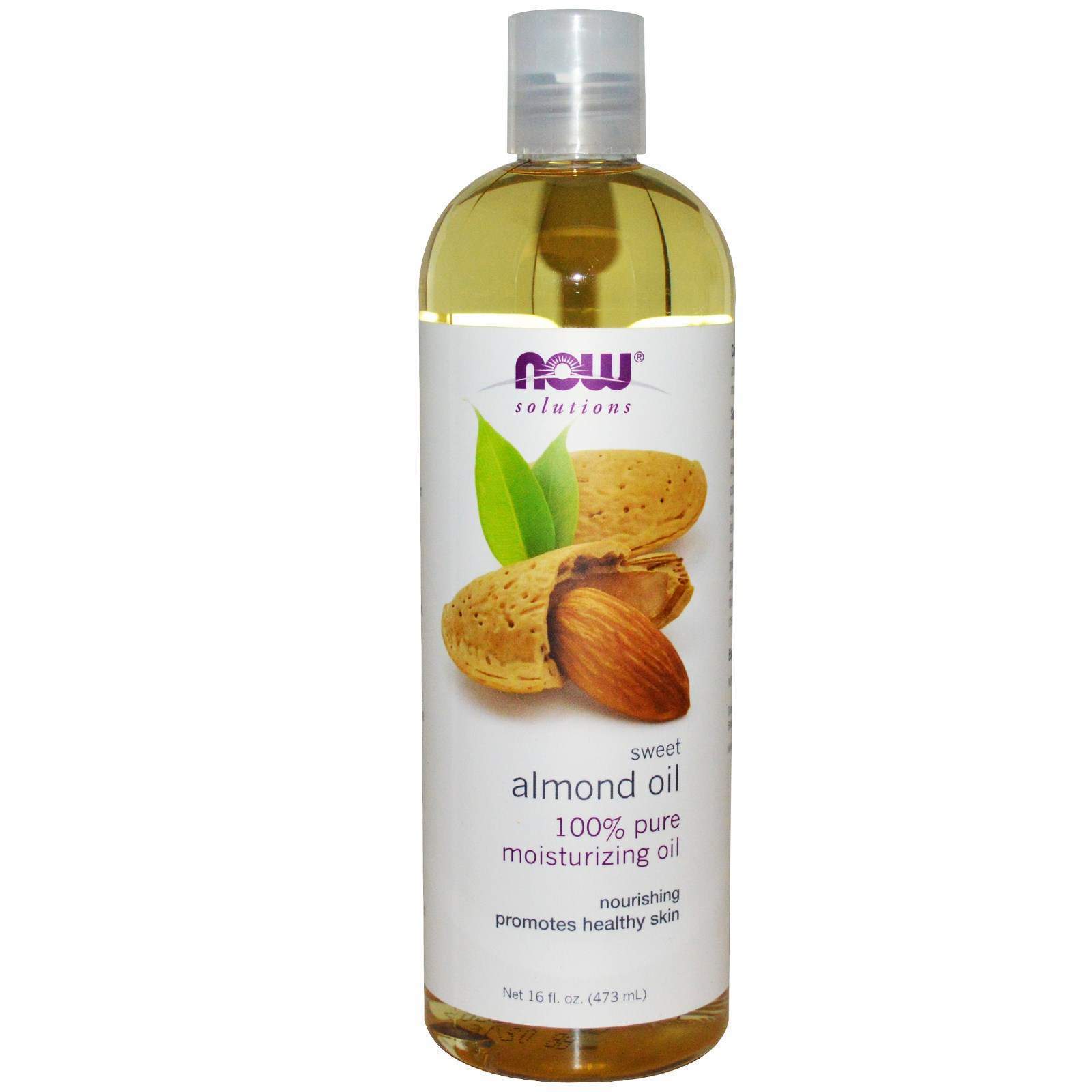 Масло сладкого миндаля Sweet Almond Oil Now Foods Solutions 473 мл