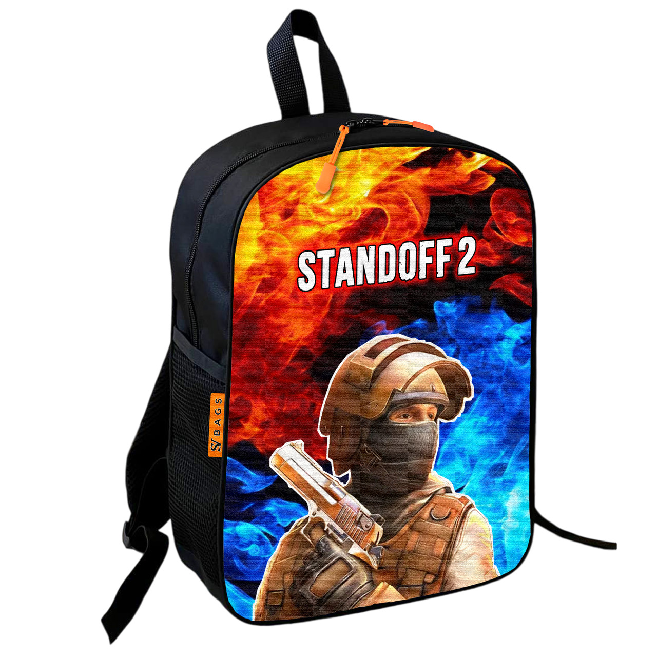 Дитячий шкільний рюкзак Standoff 2 з принтом, 36х27х13 см, водонепроникний — арт. 2421299982