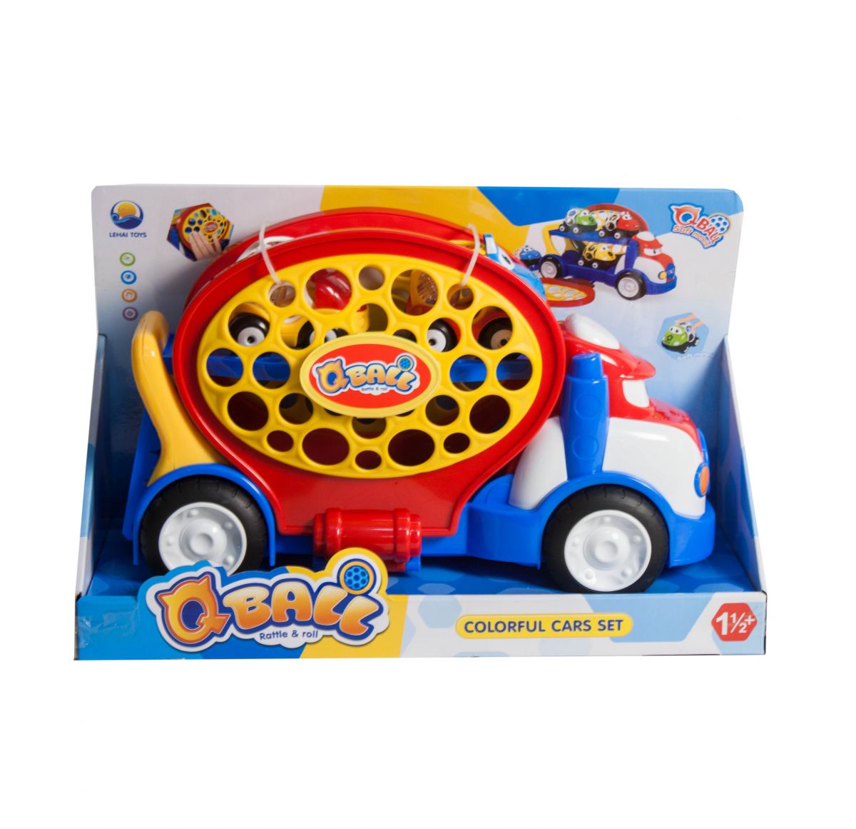 Автовоз з машинками-брязкальцями Oball (HC224458)