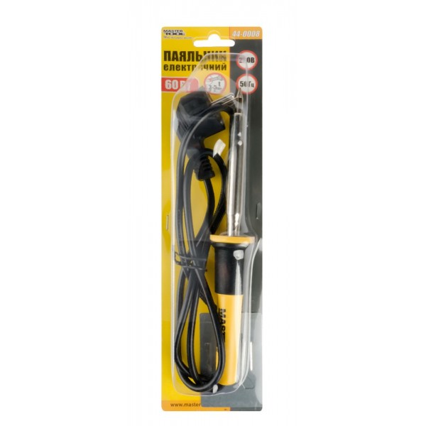 Паяльник электрический MASTERTOOL 60 Вт 44-0008