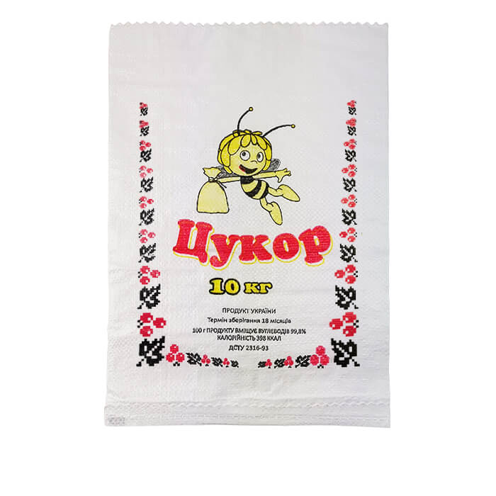 Мешок п/п для сахара Polybags 62 гр/м2 40х55 см 10 кг 100 шт (1128)